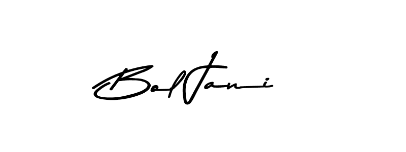 This is the best signature style for the Bol Jani name. Also you like these signature font (Asem Kandis PERSONAL USE). Mix name signature. Bol Jani signature style 9 images and pictures png