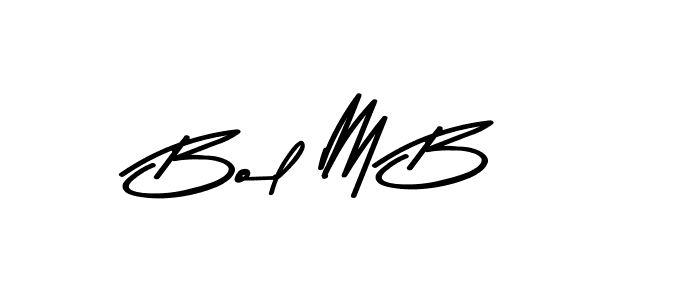 How to Draw Bol M B signature style? Asem Kandis PERSONAL USE is a latest design signature styles for name Bol M B. Bol M B signature style 9 images and pictures png