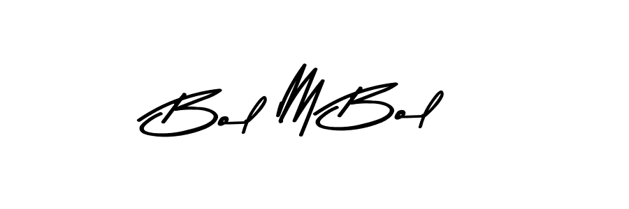 The best way (Asem Kandis PERSONAL USE) to make a short signature is to pick only two or three words in your name. The name Bol M Bol include a total of six letters. For converting this name. Bol M Bol signature style 9 images and pictures png