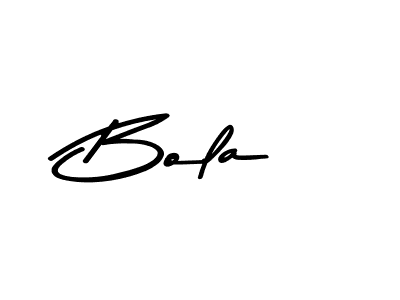 How to make Bola name signature. Use Asem Kandis PERSONAL USE style for creating short signs online. This is the latest handwritten sign. Bola signature style 9 images and pictures png