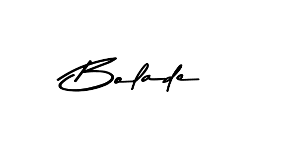 Design your own signature with our free online signature maker. With this signature software, you can create a handwritten (Asem Kandis PERSONAL USE) signature for name Bolade. Bolade signature style 9 images and pictures png