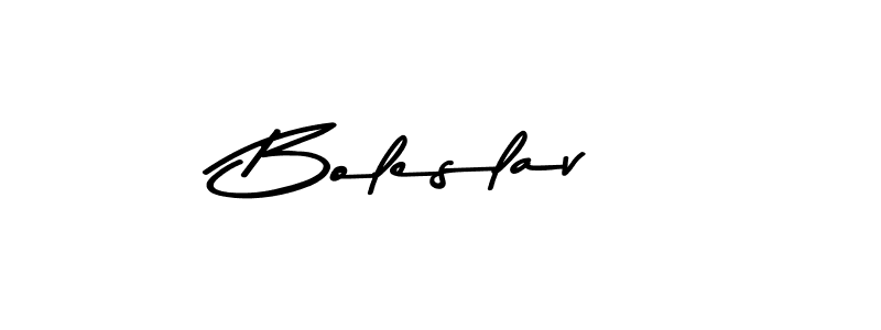 How to make Boleslav name signature. Use Asem Kandis PERSONAL USE style for creating short signs online. This is the latest handwritten sign. Boleslav signature style 9 images and pictures png