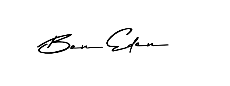 You should practise on your own different ways (Asem Kandis PERSONAL USE) to write your name (Bon Eden) in signature. don't let someone else do it for you. Bon Eden signature style 9 images and pictures png