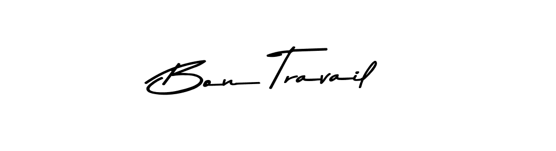 Use a signature maker to create a handwritten signature online. With this signature software, you can design (Asem Kandis PERSONAL USE) your own signature for name Bon Travail. Bon Travail signature style 9 images and pictures png