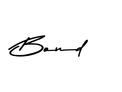 Design your own signature with our free online signature maker. With this signature software, you can create a handwritten (Asem Kandis PERSONAL USE) signature for name Bond. Bond signature style 9 images and pictures png