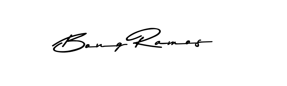 Make a beautiful signature design for name Bong Ramos. With this signature (Asem Kandis PERSONAL USE) style, you can create a handwritten signature for free. Bong Ramos signature style 9 images and pictures png