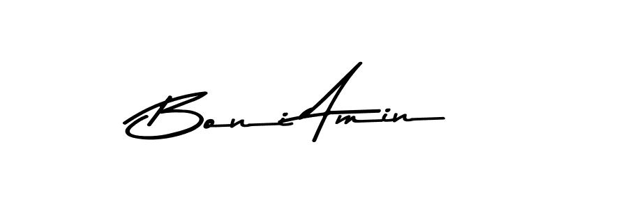 The best way (Asem Kandis PERSONAL USE) to make a short signature is to pick only two or three words in your name. The name Boni Amin include a total of six letters. For converting this name. Boni Amin signature style 9 images and pictures png