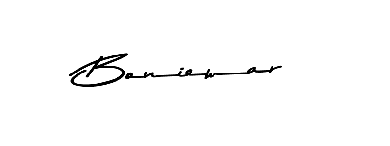 Boniewar stylish signature style. Best Handwritten Sign (Asem Kandis PERSONAL USE) for my name. Handwritten Signature Collection Ideas for my name Boniewar. Boniewar signature style 9 images and pictures png