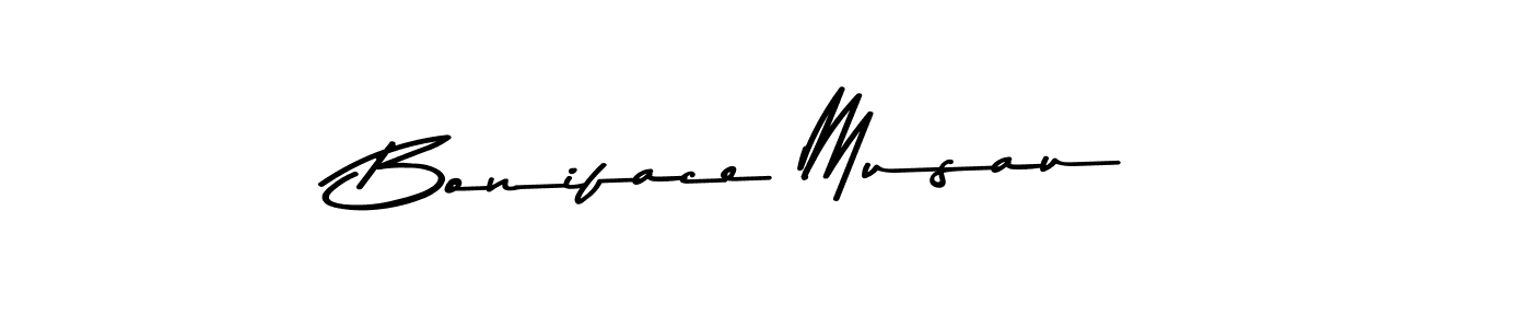 Use a signature maker to create a handwritten signature online. With this signature software, you can design (Asem Kandis PERSONAL USE) your own signature for name Boniface Musau. Boniface Musau signature style 9 images and pictures png