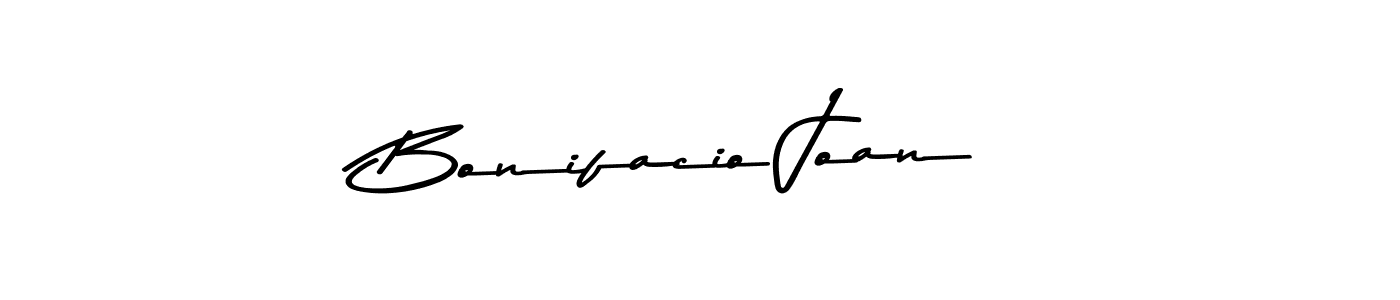 Design your own signature with our free online signature maker. With this signature software, you can create a handwritten (Asem Kandis PERSONAL USE) signature for name Bonifacio Joan. Bonifacio Joan signature style 9 images and pictures png