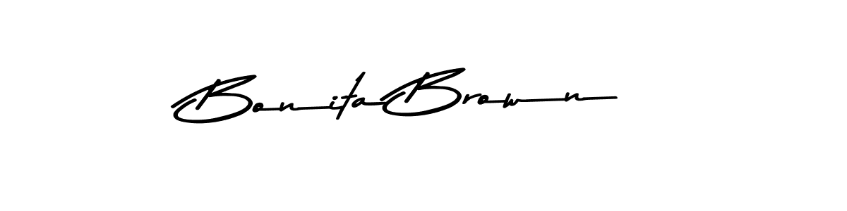 Create a beautiful signature design for name Bonita Brown. With this signature (Asem Kandis PERSONAL USE) fonts, you can make a handwritten signature for free. Bonita Brown signature style 9 images and pictures png