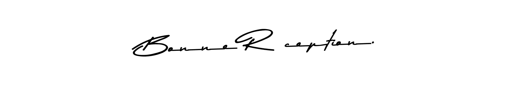 This is the best signature style for the Bonne Réception. name. Also you like these signature font (Asem Kandis PERSONAL USE). Mix name signature. Bonne Réception. signature style 9 images and pictures png