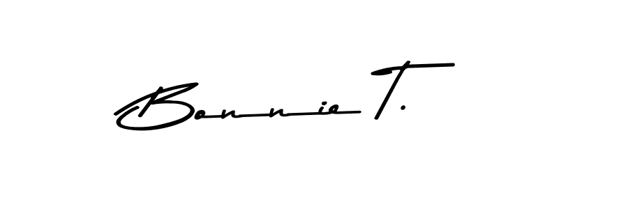 Create a beautiful signature design for name Bonnie T.. With this signature (Asem Kandis PERSONAL USE) fonts, you can make a handwritten signature for free. Bonnie T. signature style 9 images and pictures png