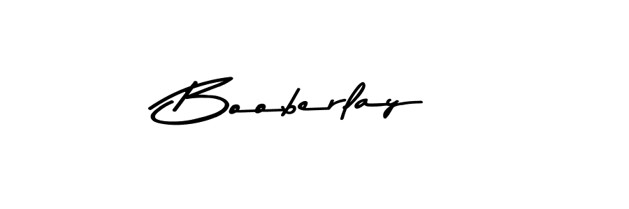 How to make Booberlay name signature. Use Asem Kandis PERSONAL USE style for creating short signs online. This is the latest handwritten sign. Booberlay signature style 9 images and pictures png