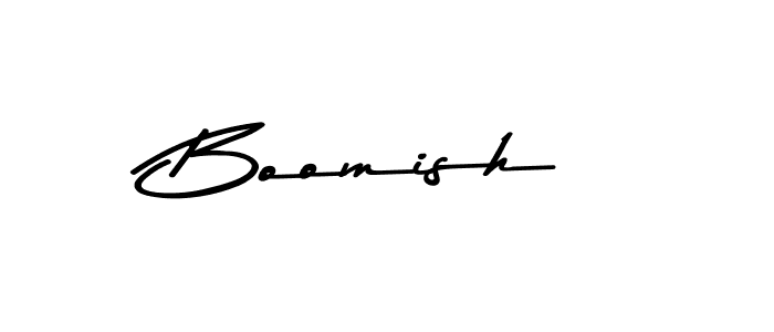 Also we have Boomish name is the best signature style. Create professional handwritten signature collection using Asem Kandis PERSONAL USE autograph style. Boomish signature style 9 images and pictures png