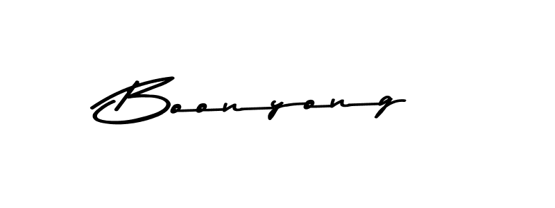 Make a beautiful signature design for name Boonyong. Use this online signature maker to create a handwritten signature for free. Boonyong signature style 9 images and pictures png