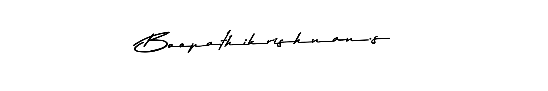 Design your own signature with our free online signature maker. With this signature software, you can create a handwritten (Asem Kandis PERSONAL USE) signature for name Boopathikrishnan.s. Boopathikrishnan.s signature style 9 images and pictures png