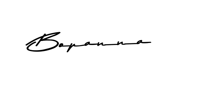 Make a beautiful signature design for name Bopanna. Use this online signature maker to create a handwritten signature for free. Bopanna signature style 9 images and pictures png