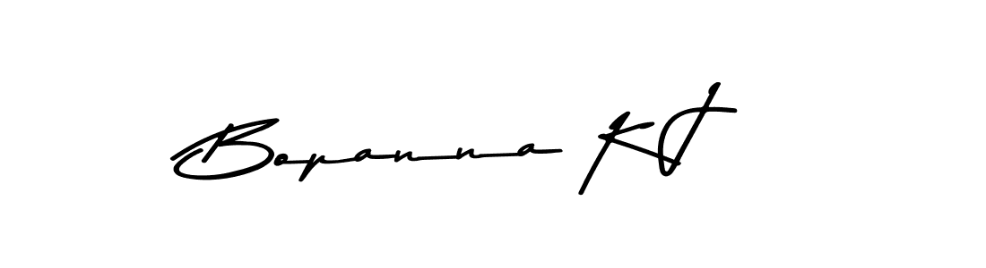 Here are the top 10 professional signature styles for the name Bopanna K J. These are the best autograph styles you can use for your name. Bopanna K J signature style 9 images and pictures png