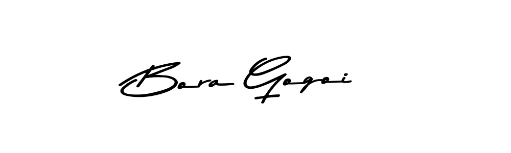 Design your own signature with our free online signature maker. With this signature software, you can create a handwritten (Asem Kandis PERSONAL USE) signature for name Bora Gogoi. Bora Gogoi signature style 9 images and pictures png