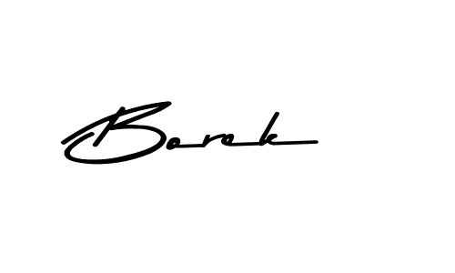 Create a beautiful signature design for name Borek. With this signature (Asem Kandis PERSONAL USE) fonts, you can make a handwritten signature for free. Borek signature style 9 images and pictures png