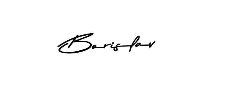 Create a beautiful signature design for name Borislav. With this signature (Asem Kandis PERSONAL USE) fonts, you can make a handwritten signature for free. Borislav signature style 9 images and pictures png