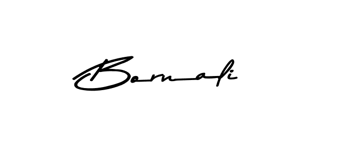 Use a signature maker to create a handwritten signature online. With this signature software, you can design (Asem Kandis PERSONAL USE) your own signature for name Bornali. Bornali signature style 9 images and pictures png