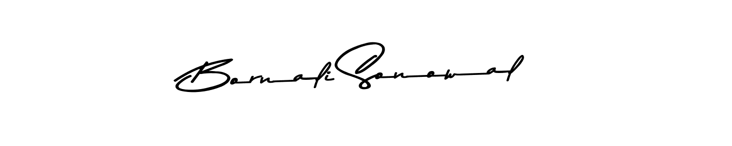Create a beautiful signature design for name Bornali Sonowal. With this signature (Asem Kandis PERSONAL USE) fonts, you can make a handwritten signature for free. Bornali Sonowal signature style 9 images and pictures png