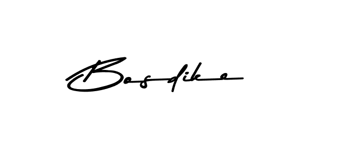 How to make Bosdike signature? Asem Kandis PERSONAL USE is a professional autograph style. Create handwritten signature for Bosdike name. Bosdike signature style 9 images and pictures png