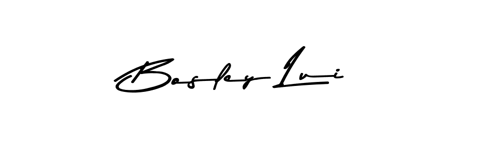 Make a beautiful signature design for name Bosley Lui. Use this online signature maker to create a handwritten signature for free. Bosley Lui signature style 9 images and pictures png