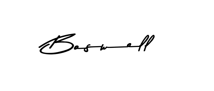 Create a beautiful signature design for name Boswell. With this signature (Asem Kandis PERSONAL USE) fonts, you can make a handwritten signature for free. Boswell signature style 9 images and pictures png