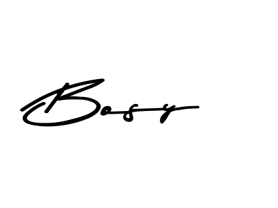 Asem Kandis PERSONAL USE is a professional signature style that is perfect for those who want to add a touch of class to their signature. It is also a great choice for those who want to make their signature more unique. Get Bosy name to fancy signature for free. Bosy signature style 9 images and pictures png
