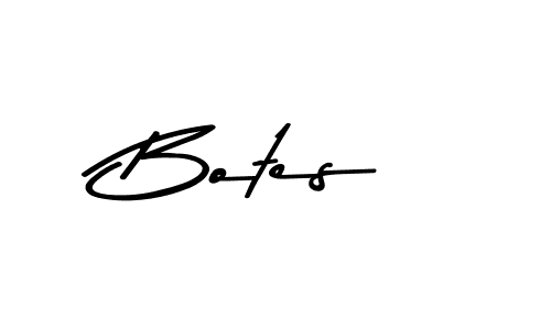 Create a beautiful signature design for name Botes. With this signature (Asem Kandis PERSONAL USE) fonts, you can make a handwritten signature for free. Botes signature style 9 images and pictures png