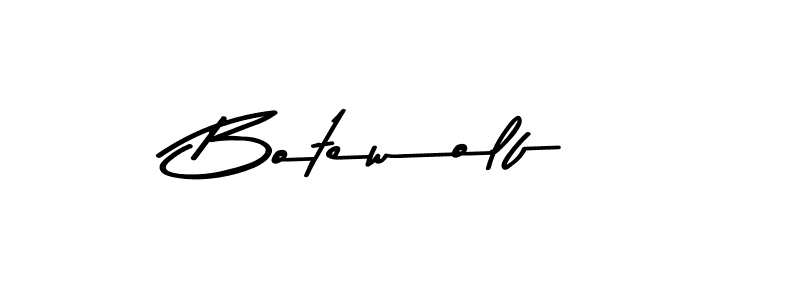 Botewolf stylish signature style. Best Handwritten Sign (Asem Kandis PERSONAL USE) for my name. Handwritten Signature Collection Ideas for my name Botewolf. Botewolf signature style 9 images and pictures png
