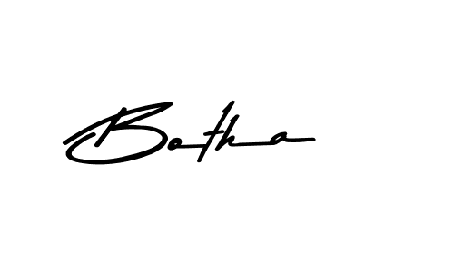 How to make Botha name signature. Use Asem Kandis PERSONAL USE style for creating short signs online. This is the latest handwritten sign. Botha signature style 9 images and pictures png