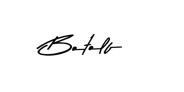 How to make Botolf name signature. Use Asem Kandis PERSONAL USE style for creating short signs online. This is the latest handwritten sign. Botolf signature style 9 images and pictures png