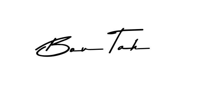 This is the best signature style for the Bou Tah name. Also you like these signature font (Asem Kandis PERSONAL USE). Mix name signature. Bou Tah signature style 9 images and pictures png