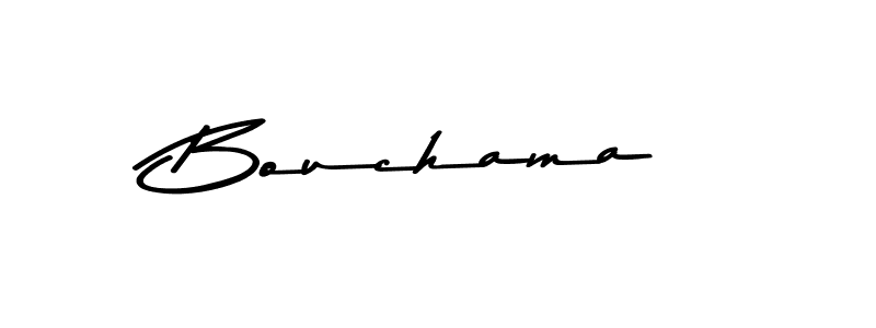 Create a beautiful signature design for name Bouchama. With this signature (Asem Kandis PERSONAL USE) fonts, you can make a handwritten signature for free. Bouchama signature style 9 images and pictures png
