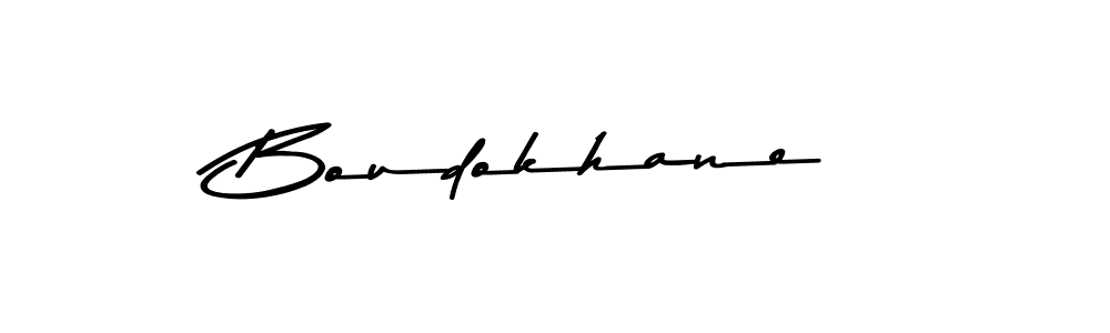 Make a beautiful signature design for name Boudokhane. With this signature (Asem Kandis PERSONAL USE) style, you can create a handwritten signature for free. Boudokhane signature style 9 images and pictures png