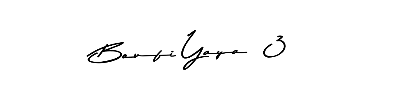 Design your own signature with our free online signature maker. With this signature software, you can create a handwritten (Asem Kandis PERSONAL USE) signature for name Boufi Yaya <3. Boufi Yaya <3 signature style 9 images and pictures png