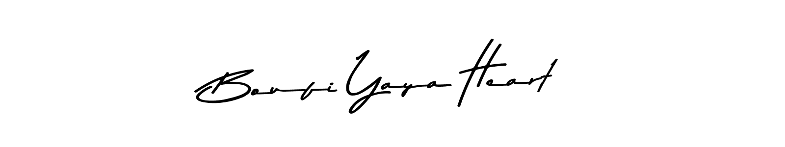 Make a beautiful signature design for name Boufi Yaya Heart. Use this online signature maker to create a handwritten signature for free. Boufi Yaya Heart signature style 9 images and pictures png