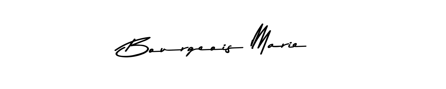 Make a beautiful signature design for name Bourgeois Marie. With this signature (Asem Kandis PERSONAL USE) style, you can create a handwritten signature for free. Bourgeois Marie signature style 9 images and pictures png