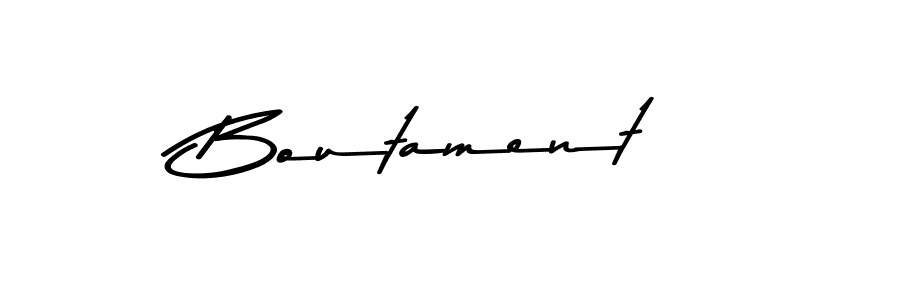 You should practise on your own different ways (Asem Kandis PERSONAL USE) to write your name (Boutament) in signature. don't let someone else do it for you. Boutament signature style 9 images and pictures png