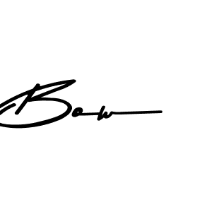 Design your own signature with our free online signature maker. With this signature software, you can create a handwritten (Asem Kandis PERSONAL USE) signature for name Bow. Bow signature style 9 images and pictures png