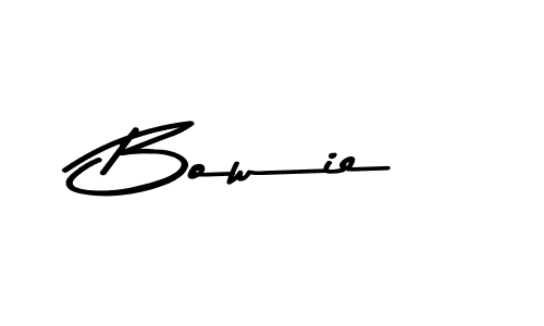 Create a beautiful signature design for name Bowie. With this signature (Asem Kandis PERSONAL USE) fonts, you can make a handwritten signature for free. Bowie signature style 9 images and pictures png