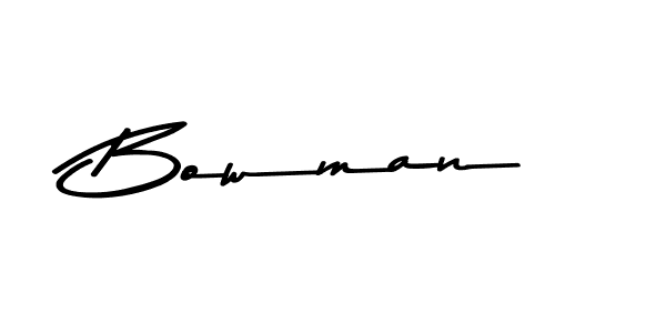 Use a signature maker to create a handwritten signature online. With this signature software, you can design (Asem Kandis PERSONAL USE) your own signature for name Bowman. Bowman signature style 9 images and pictures png