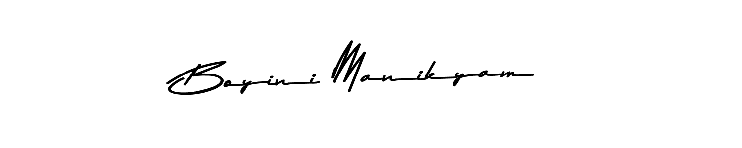 Design your own signature with our free online signature maker. With this signature software, you can create a handwritten (Asem Kandis PERSONAL USE) signature for name Boyini Manikyam. Boyini Manikyam signature style 9 images and pictures png