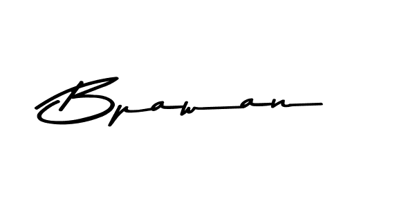 Make a beautiful signature design for name Bpawan. With this signature (Asem Kandis PERSONAL USE) style, you can create a handwritten signature for free. Bpawan signature style 9 images and pictures png