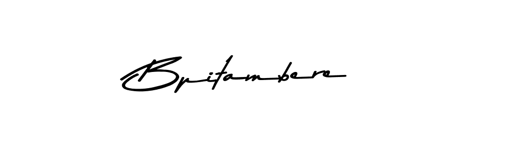 Create a beautiful signature design for name Bpitambere. With this signature (Asem Kandis PERSONAL USE) fonts, you can make a handwritten signature for free. Bpitambere signature style 9 images and pictures png