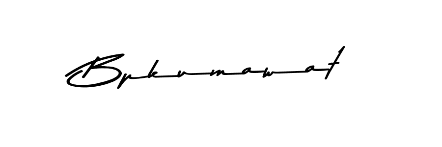 Make a beautiful signature design for name Bpkumawat. With this signature (Asem Kandis PERSONAL USE) style, you can create a handwritten signature for free. Bpkumawat signature style 9 images and pictures png